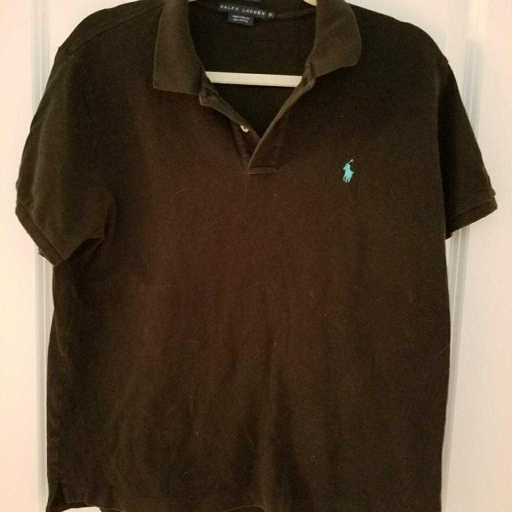 ladies black polo by Ralph Lauren